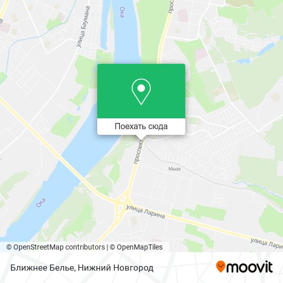 Карта Ближнее Белье