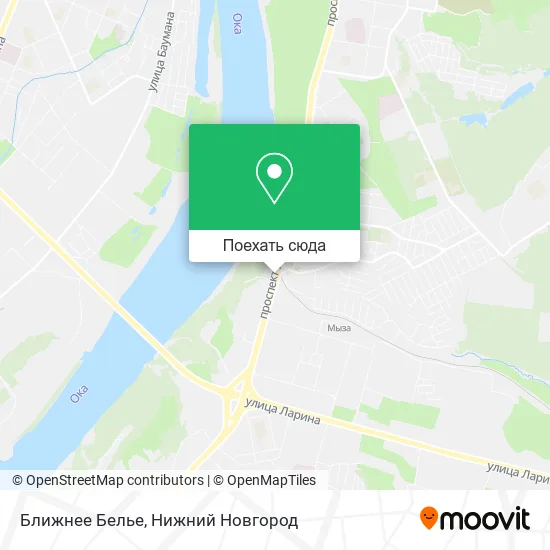 Карта Ближнее Белье