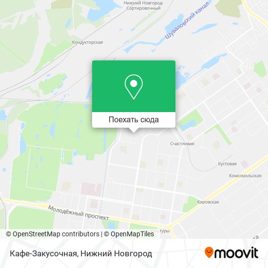 Карта Кафе-Закусочная
