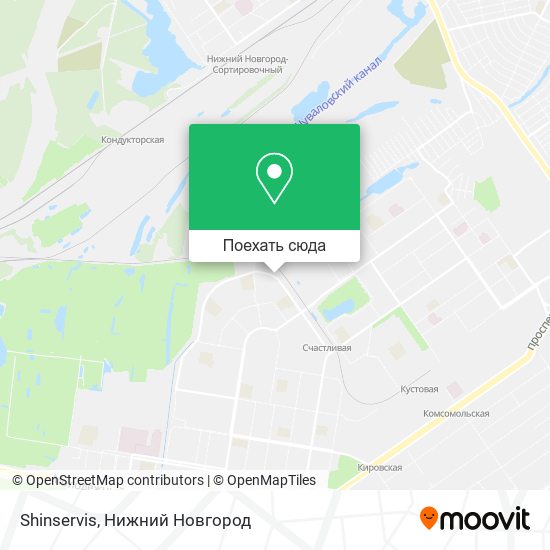 Карта Shinservis
