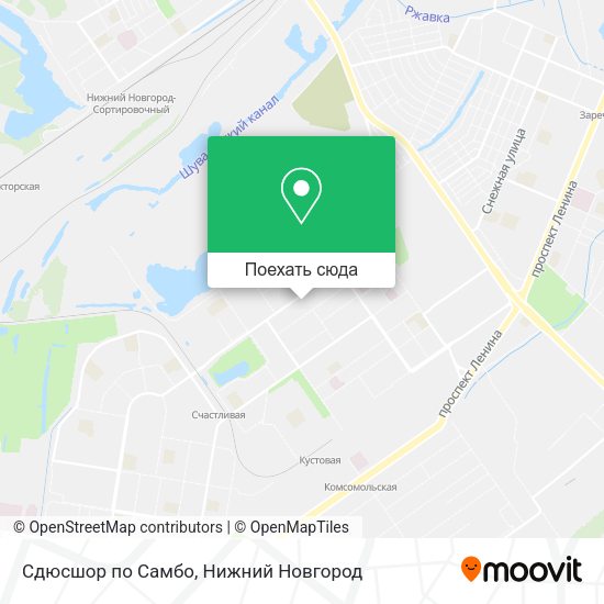 Карта Сдюсшор по Самбо