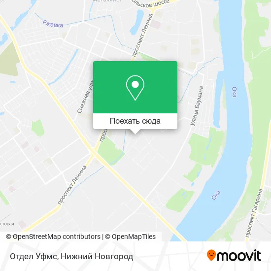 Карта Отдел Уфмс