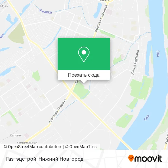 Карта Газтэцстрой