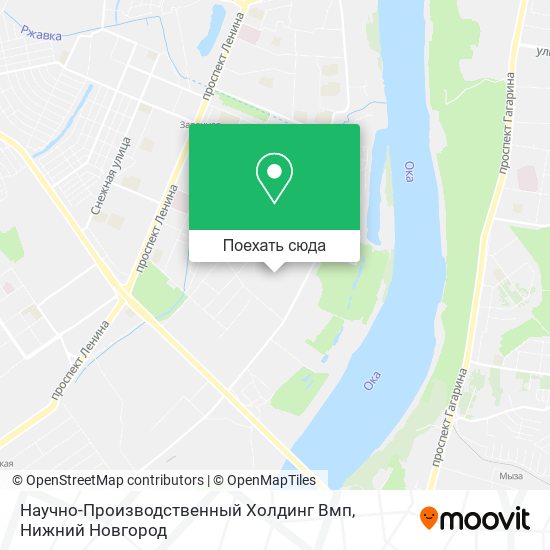 Карта Научно-Производственный Холдинг Вмп