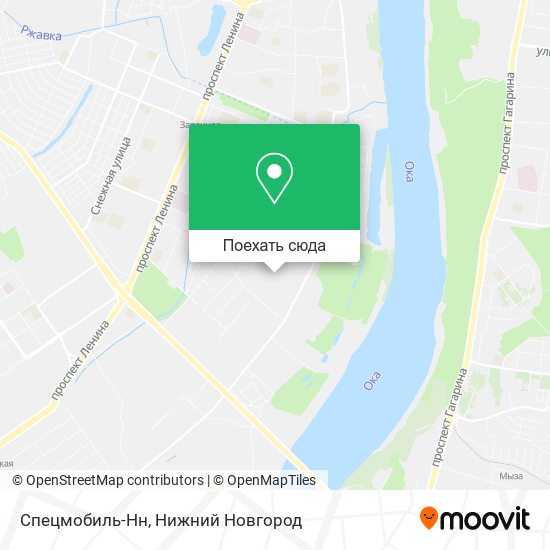 Карта Спецмобиль-Нн