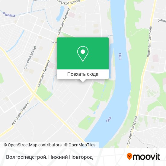 Карта Волгоспецстрой