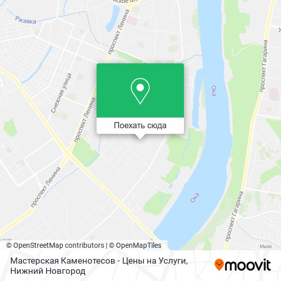 Карта Мастерская Каменотесов - Цены на Услуги