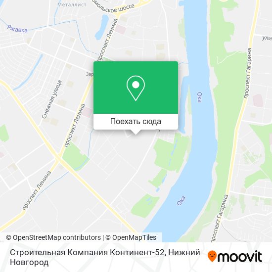 Карта Строительная Компания Континент-52