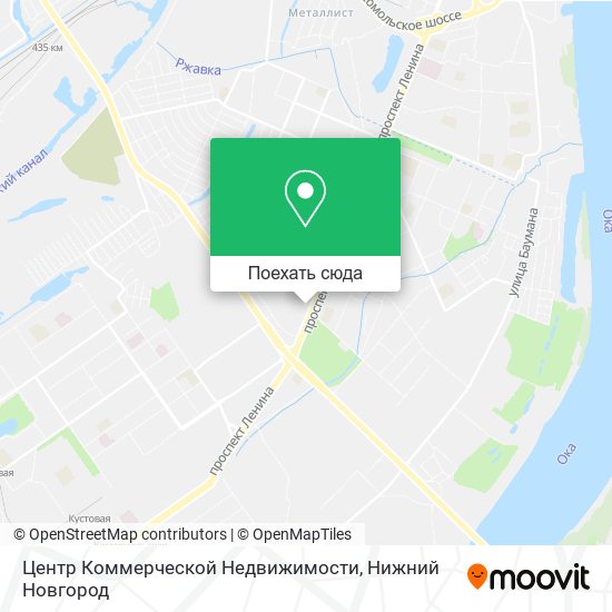 Карта Центр Коммерческой Недвижимости