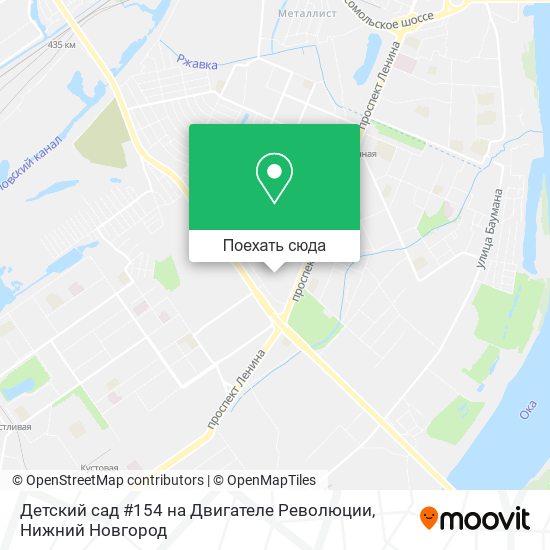 Карта Детский сад #154 на Двигателе Революции