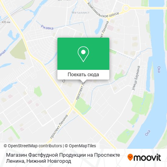Карта Магазин Фастфудной Продукции на Проспекте Ленина