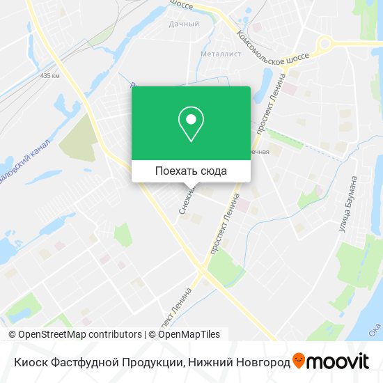 Карта Киоск Фастфудной Продукции