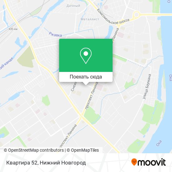 Карта Квартира 52