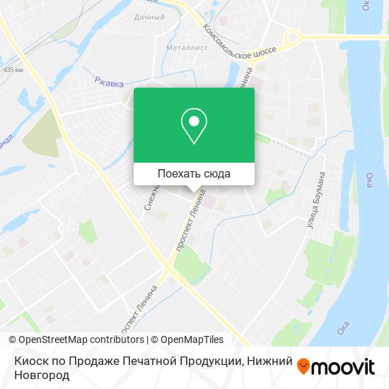 Карта Киоск по Продаже Печатной Продукции