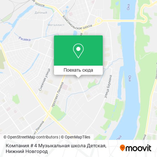 Карта Компания # 4 Музыкальная школа Детская