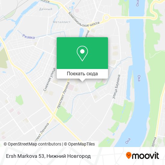 Карта Ersh Markova 53