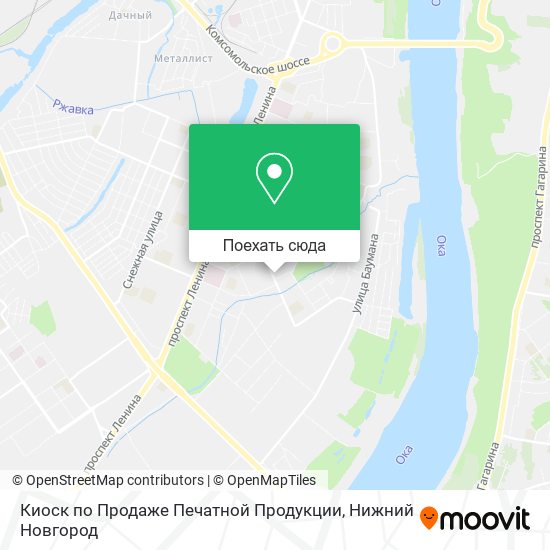 Карта Киоск по Продаже Печатной Продукции