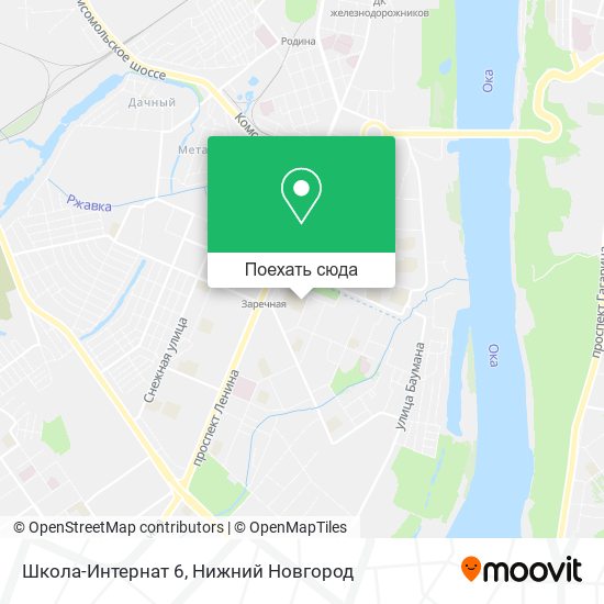 Карта Школа-Интернат 6