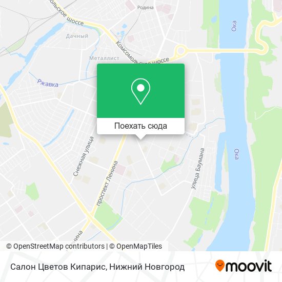 Карта Салон Цветов Кипарис