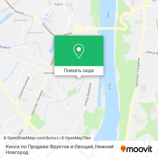 Карта Киоск по Продаже Фруктов и Овощей