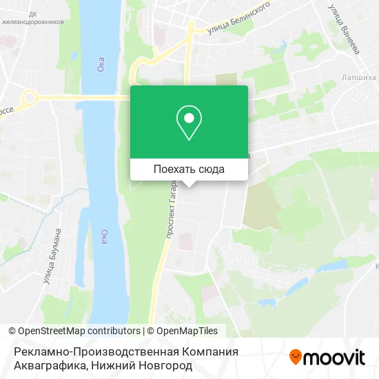 Карта Рекламно-Производственная Компания Акваграфика