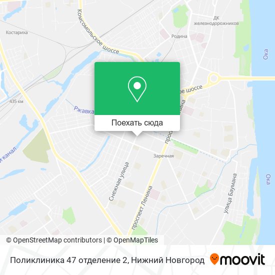 Карта Поликлиника 47 отделение 2