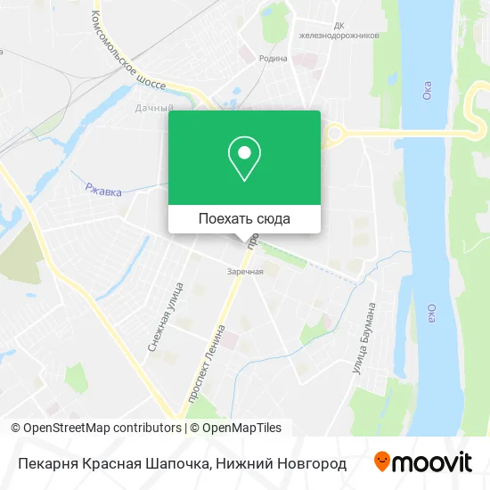Карта Пекарня Красная Шапочка