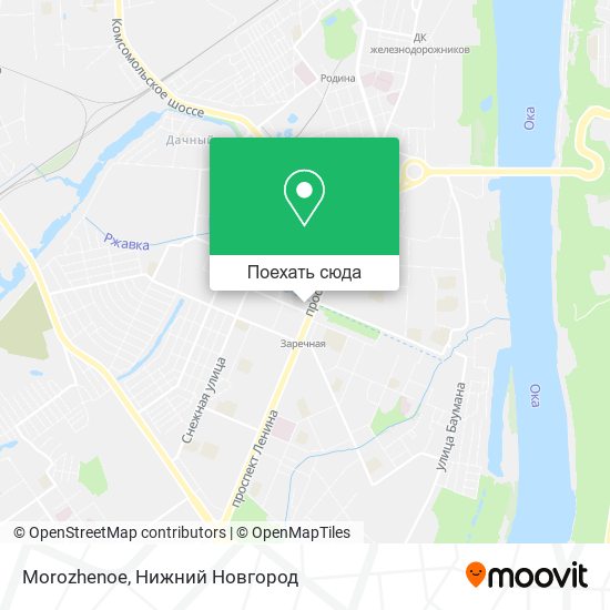 Карта Morozhenoe