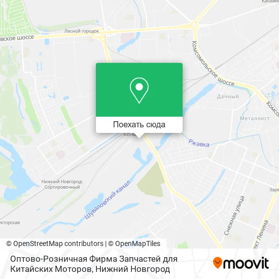 Карта Оптово-Розничная Фирма Запчастей для Китайских Моторов