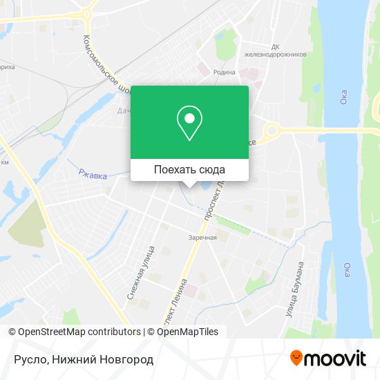 Карта Русло