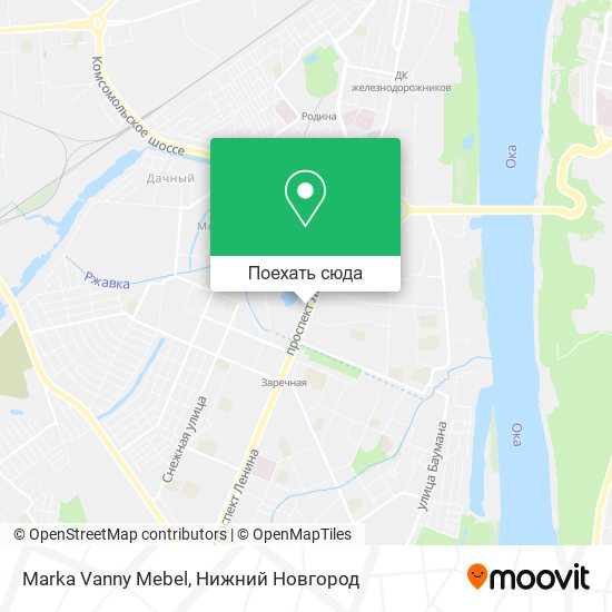Карта Marka Vanny Mebel