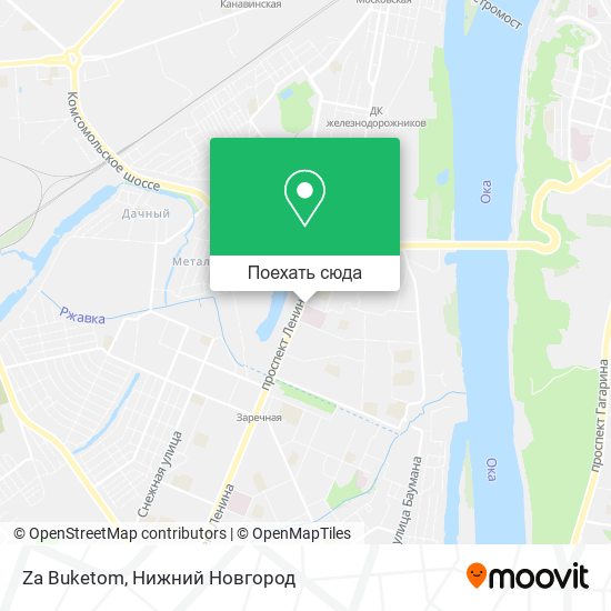 Карта Za Buketom