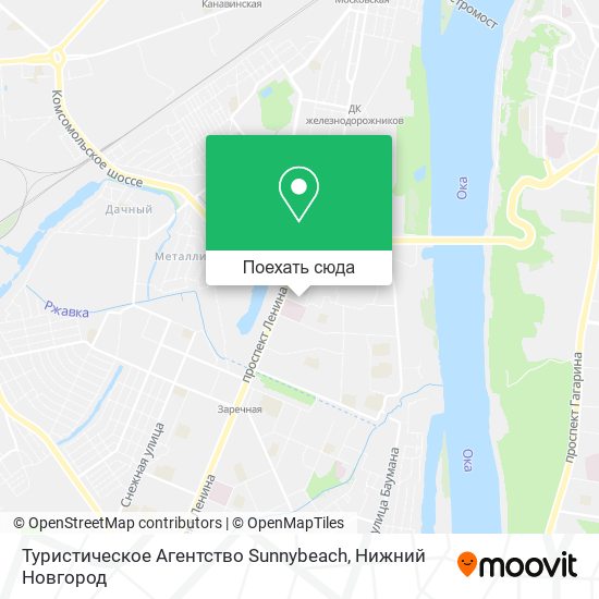 Карта Туристическое Агентство Sunnybeach