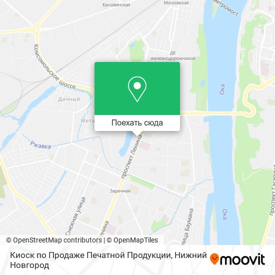 Карта Киоск по Продаже Печатной Продукции