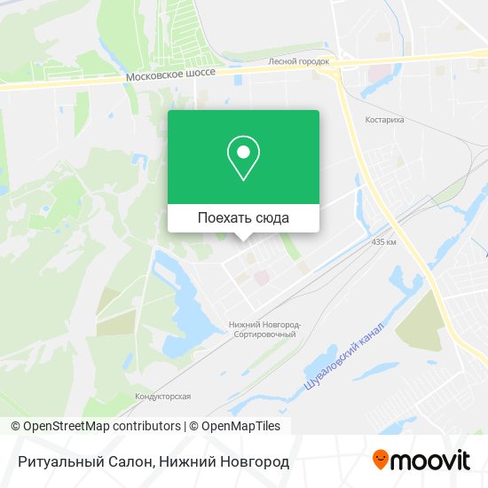 Карта Ритуальный Салон