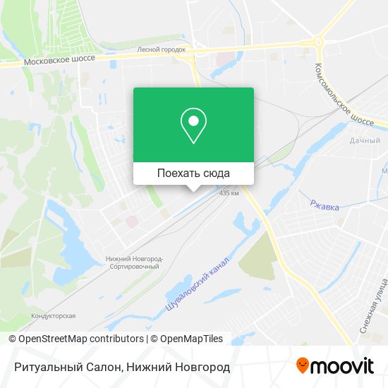 Карта Ритуальный Салон