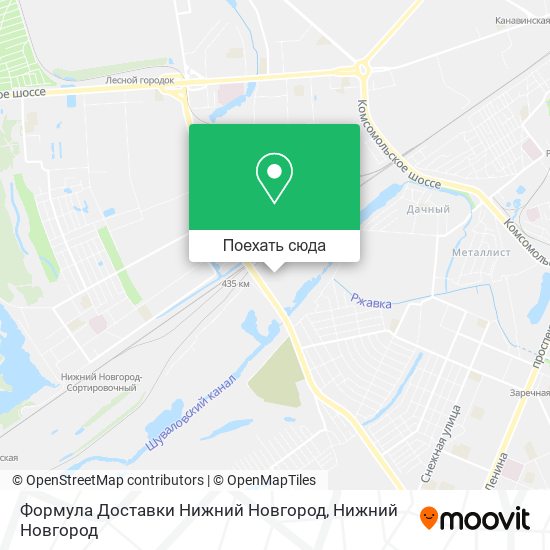 Карта Формула Доставки Нижний Новгород