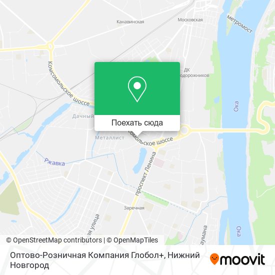 Карта Оптово-Розничная Компания Глобол+