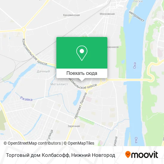 Карта Торговый дом Колбасофф