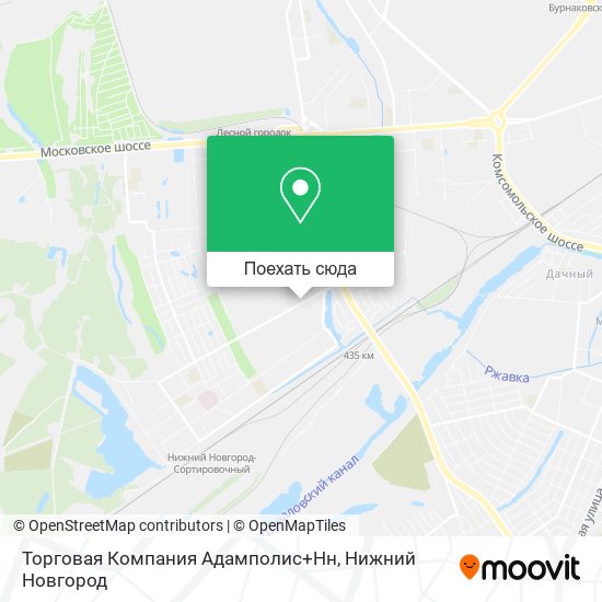 Карта Торговая Компания Адамполис+Нн