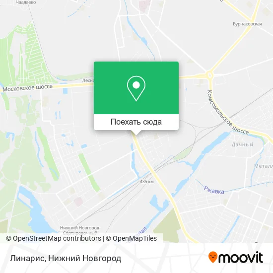 Карта Линарис