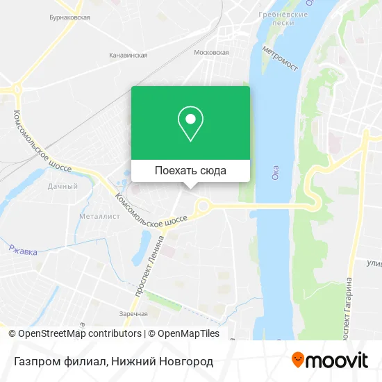 Карта Газпром филиал