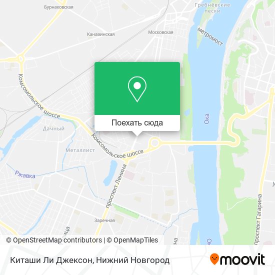 Карта Киташи Ли Джексон