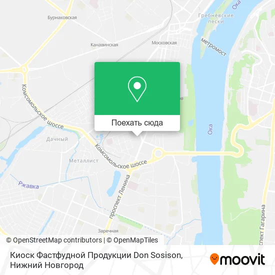 Карта Киоск Фастфудной Продукции Don Sosison