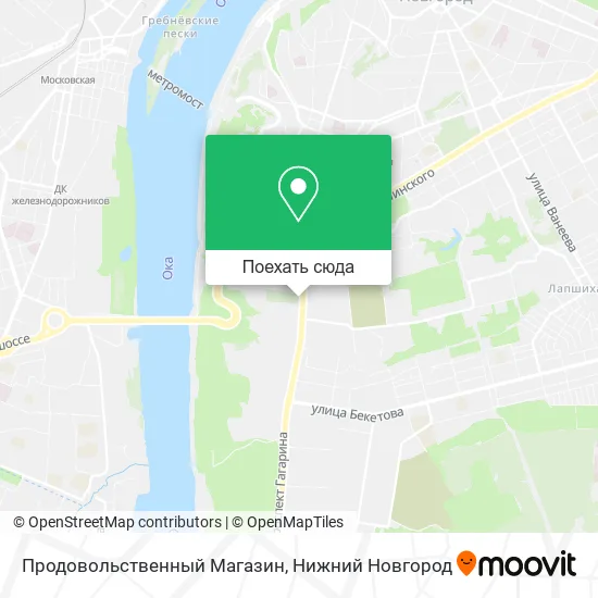 Карта Продовольственный Магазин