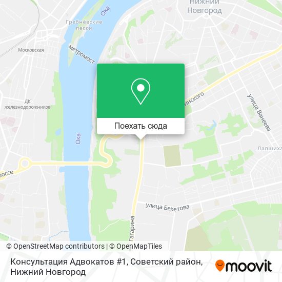 Карта Консультация Адвокатов #1, Советский район