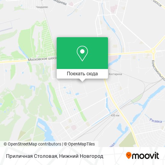 Карта Приличная Столовая