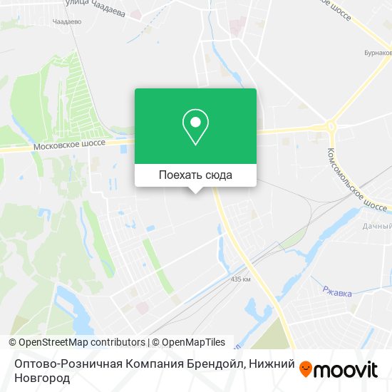 Карта Оптово-Розничная Компания Брендойл