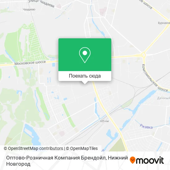 Карта Оптово-Розничная Компания Брендойл