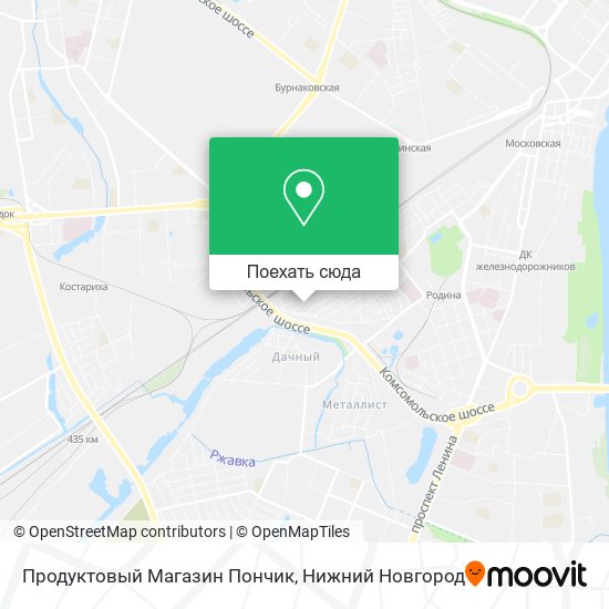 Карта Продуктовый Магазин Пончик